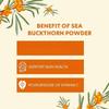 100% Seabuckthorn Powder, Natural Nutrient-Rich Superfood with Vitamins and Minerals, 100g view 4