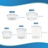APSIC 16oz 500 Pack Clear PP Plastic Round Deli Food Containers, BPA-Free Disposable Cups for Hot and Cold Food and Desserts, Freezer Safe Stackable, Lids Sold Separately view 3