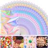 ANZNKU Holographic Bags Mylar Bags Resealable 50PCS, 5.5x7.8 Smell Proof Packaging Bag Pouches Snack Baggies for Candy Jewelry Goodie Graduation Party Favor, Small Plastic Gift Bag for Small Business view 1