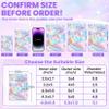 ANZNKU Holographic Bags Mylar Bags Resealable 50PCS, 5.5x7.8 Smell Proof Packaging Bag Pouches Snack Baggies for Candy Jewelry Goodie Graduation Party Favor, Small Plastic Gift Bag for Small Business view 2