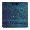 Teal Glitter Smart Scale for Body Weight Accurate Bathroom Scale with LED Display Digital Weight Scales Weighing Machine High Precision Scales for Bath Home view 1