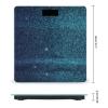 Teal Glitter Smart Scale for Body Weight Accurate Bathroom Scale with LED Display Digital Weight Scales Weighing Machine High Precision Scales for Bath Home view 2