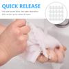 DIYEAH 20 Pcs Water-spun Fabric Kitchen Cleaning Gloves Dust Removal Dish Washing Cloths White Supple Gloves for Household Dishwashing and Surface Cleaning view 3