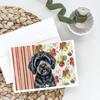 Caroline's Treasures Black Havanese Vegetables Greeting Cards Pack of 8 Blank Cards with Envelopes Whimsical A7 Size 5x7 view 2