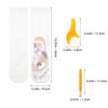 Mipcase Acupressure Massage Socks Set with Foot Massager Stick Long Tube 100% Cotton Foot Therapy Sock for Plantar Fasciitis Relief for Relaxation view 2