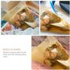BEBEMOKO Waterproof Plain Crystal Cellophane Wrap Paper 20 Sheets 58x58cm Floral Bouquet Wrapping for Wedding Birthday DIY Packing view 3
