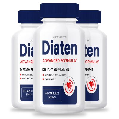 VIDAPLEXTRA Diaten - Diaten Daily Balance Capsules (3 Pack, 180 Capsules)