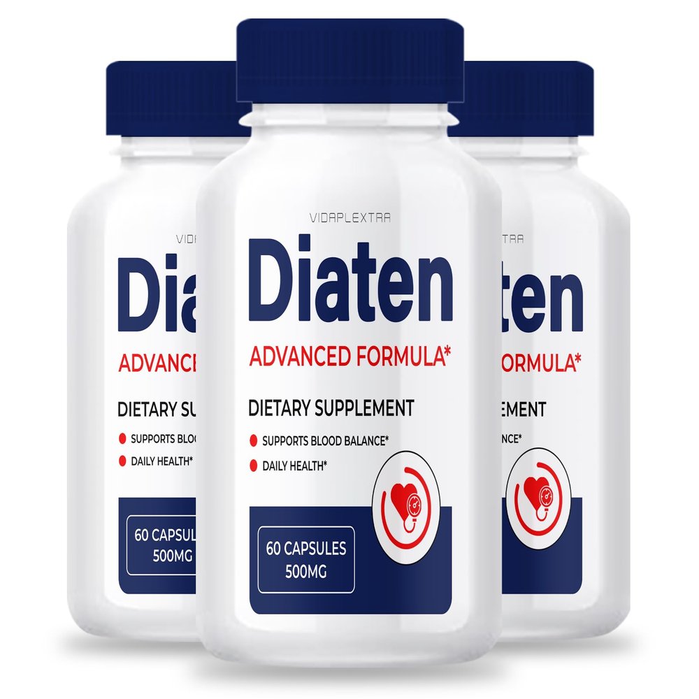 VIDAPLEXTRA Diaten - Diaten Daily Balance Capsules (3 Pack, 180 Capsules)