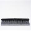 24'' Grey Flagged Push Broom On Black Plastic Block view 3