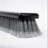 24'' Grey Flagged Push Broom On Black Plastic Block view 4