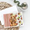 Caroline's Treasures Sussex Spaniel Vegetables Greeting Cards Pack of 8 Blank Cards with Envelopes Whimsical A7 Size 5x7 view 2