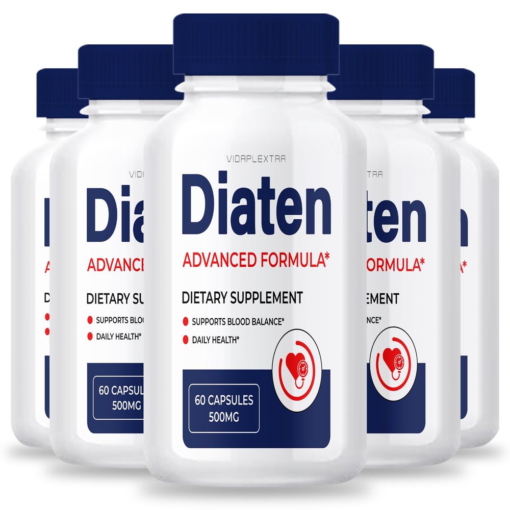 VIDAPLEXTRA Diaten - Diaten Daily Balance Capsules (5 Pack, 300 Capsules)
