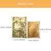 Beatifufu Christmas Candy Drawstring Bags 24pcs Set, Reusable Festival Pouches with Rope Closure, Small Matte Gold and Medium Blank Gold, Holiday Wrapping for Party Favors and Candy Storage view 2