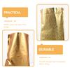 Beatifufu Christmas Candy Drawstring Bags 24pcs Set, Reusable Festival Pouches with Rope Closure, Small Matte Gold and Medium Blank Gold, Holiday Wrapping for Party Favors and Candy Storage view 3