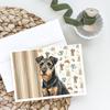 Caroline's Treasures Black and Tan Lakeland Terrier Coffee Bar Greeting Cards Pack of 8 Blank Cards with Envelopes Whimsical A7 Size 5x7 view 2