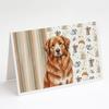 Caroline's Treasures Reddish Brown Great Pyrenees Coffee Bar Greeting Cards Pack of 8 Blank Cards with Envelopes Whimsical A7 Size 5x7 view 1