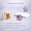 Caroline's Treasures Reddish Brown Great Pyrenees Coffee Bar Greeting Cards Pack of 8 Blank Cards with Envelopes Whimsical A7 Size 5x7 view 4