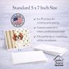 Caroline's Treasures Red and White Japanese Chin Coffee Bar Greeting Cards Pack of 8 Blank Cards with Envelopes Whimsical A7 Size 5x7 view 3
