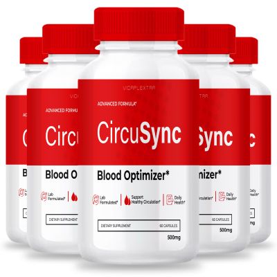 VIDAPLEXTRA Circu Sync - Circu Sync Daily Balance Capsules (5 Pack, 300 Capsules)