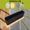 14" Black Poly Push Broom view 4