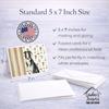 Caroline's Treasures Black and White Borzoi Coffee Bar Greeting Cards Pack of 8 Blank Cards with Envelopes Whimsical A7 Size 5x7 view 3
