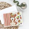 Caroline's Treasures Red and White Siberian Husky Vegetables Greeting Cards Pack of 8 Blank Cards with Envelopes Whimsical A7 Size 5x7 view 2
