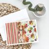Caroline's Treasures Red Saluki Vegetables Greeting Cards Pack of 8 Blank Cards with Envelopes Whimsical A7 Size 5x7 view 2