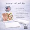 Caroline's Treasures Red Saluki Vegetables Greeting Cards Pack of 8 Blank Cards with Envelopes Whimsical A7 Size 5x7 view 3