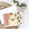 Caroline's Treasures Cream Pomeranian Vegetables Greeting Cards Pack of 8 Blank Cards with Envelopes Whimsical A7 Size 5x7 view 2