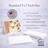 Caroline's Treasures Cream Pomeranian Vegetables Greeting Cards Pack of 8 Blank Cards with Envelopes Whimsical A7 Size 5x7 view 3