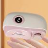 Automatic Nail Clipper - USB Rechargeable Fingernail Trimmer | Quiet 3-Speed LED Nail Clippers Built-in Scraps Storage for Care Elderly Seniors Manicure view 3