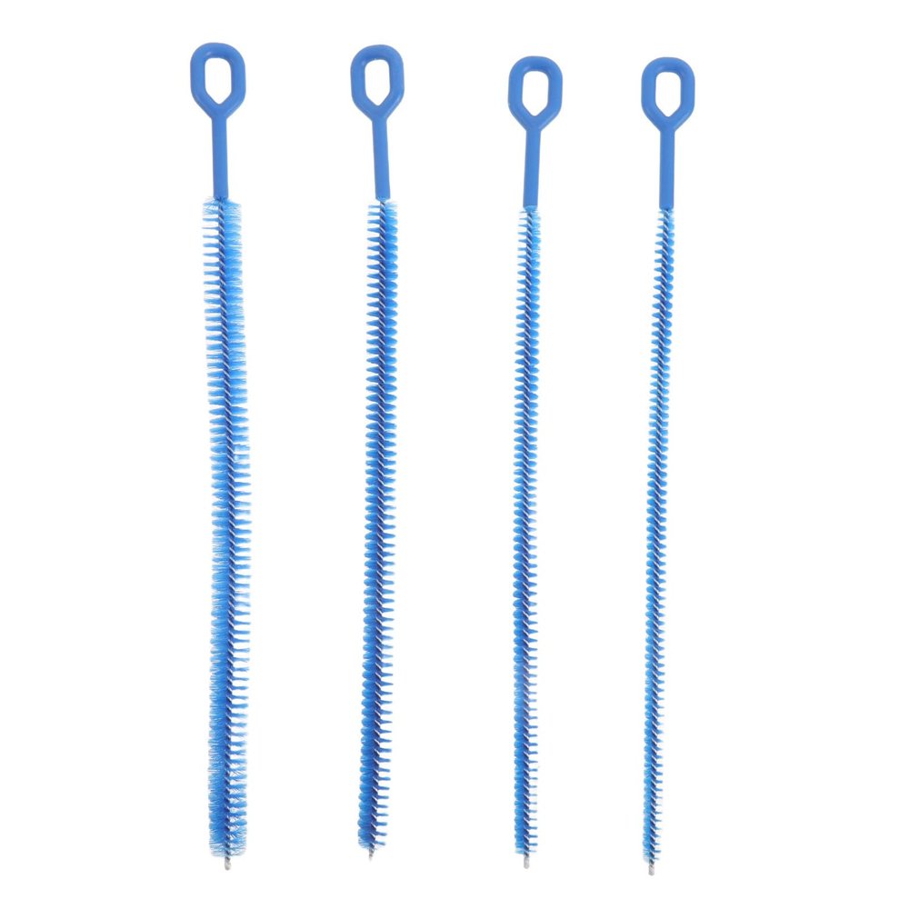 Hohopeti 4PCS Straw Cleaner Brush in Mixed Sizes - 12.6" Long Reusable Cleaning Brushes Set with Nylon Bristles for Smoothie Straws/Cups/Tumblers & Bottles
