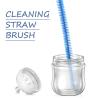 Hohopeti 4PCS Straw Cleaner Brush in Mixed Sizes - 12.6" Long Reusable Cleaning Brushes Set with Nylon Bristles for Smoothie Straws/Cups/Tumblers & Bottles view 3