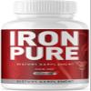 (1 Pack) Iron Pure Advanced IronPure Pills Supplement, IronPure Capsules Daily Support Formula Maximum Strength, All Natural Ingredients Health & Wellness Premium Vitamins, 60 Capsules for 1 Month view 1