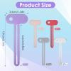 10 Pack Metal Toothpaste Squeezer Roller, Tube Key Squeezer Tool for Zero Waste Cosmetics, Durable Alloy Ergonomic Grip Dispenser, Tube Squeezers for Extruding Toothpaste Facial Cleanser (5 Colors) view 2
