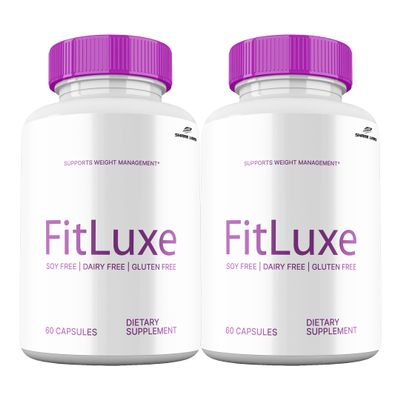 (2 Pack) FitLuxe Capsules, Official Advanced Formula Supplement, Maximum Strength Pills