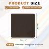 uxcell 6Pcs Microfiber Cleaning Cloth for Glasses, 8x8inch Eyeglass Cleaning Cloth for Screens Cameras Cell Phones Electronics Lenses, Brown view 2
