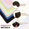 uxcell 6Pcs Microfiber Cleaning Cloth for Glasses, 8x8inch Eyeglass Cleaning Cloth for Screens Cameras Cell Phones Electronics Lenses, Brown view 3