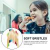 FRCOLOR 10pcs Toothbrushes, Soft Bristle Round Handle s Manual Toothbrush Set, Portable Eco-Friendly Oral Care for Boys view 3