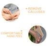 Baluue 2pcs Stainless Steel Foot File Dead Skin Remover Foot Scraper for Cracked Heels Callus Rasp Pedicure Tool for Home view 3