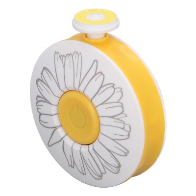 Rechargeable Silent Electric Nail Grinder for Babies Infants 2 Speed Cordless Nail Trimmer with LED Light and Guard Infant Safe Grooming Kit
