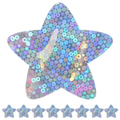 HEALEEP 20pcs Star-Shaped Waterproof Adhesive Bandages 46x46mm, Cartoon Finger Joint Wound Care Strips, Bulk Cute Sparkle First Aid Protector for Scrapes and Cuts Random Color