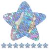 HEALEEP 20pcs Star-Shaped Waterproof Adhesive Bandages 46x46mm, Cartoon Finger Joint Wound Care Strips, Bulk Cute Sparkle First Aid Protector for Scrapes and Cuts Random Color view 1