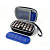 3ml Peptide Travel Case with Ice Packs, Insulated Aluminum Lining Cooler Case, 26 Vials Holder, Fits 1ml to 3ml Vial Storage, Portable Storage for Insulin GLP-1& Medication, No Vials, Black view 1