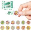 120pcs Cartoon Adhesive Bandages Mini Round Breathable Wound Care Patches Waterproof First Aid for Small Cuts and Scrapes view 2