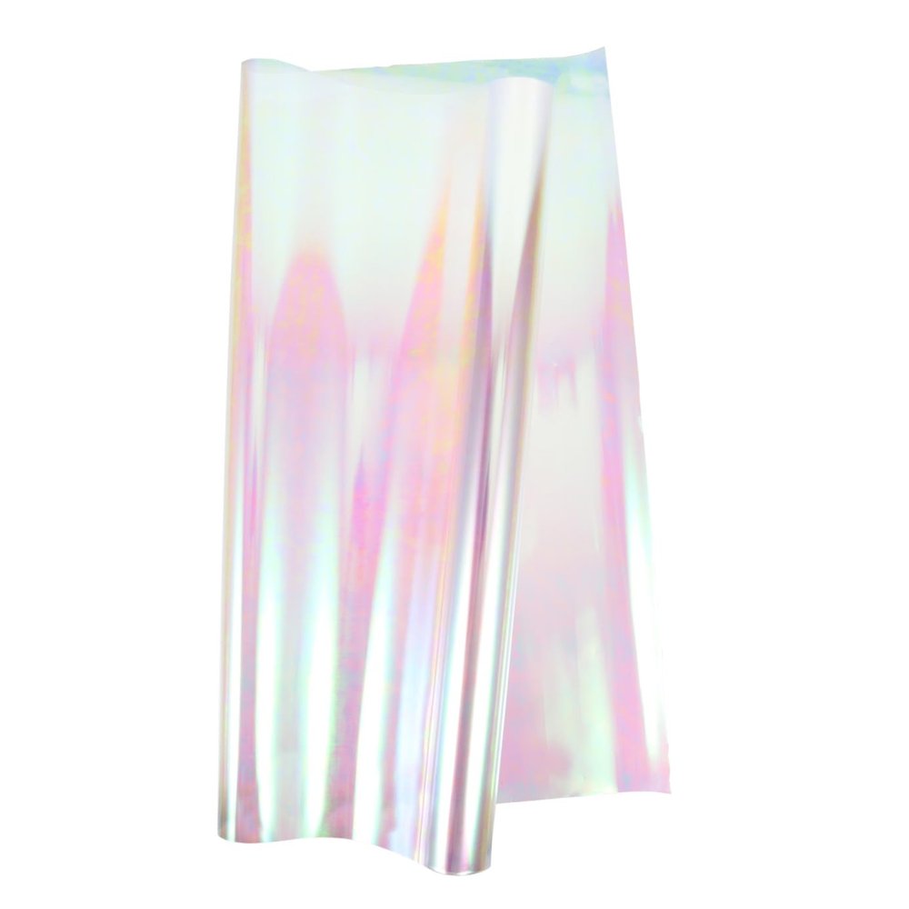 Healeved Iridescent Cellophane Wrapping Paper 5.8 Mil Thickness 56cm X 10 Yards Roll Rainbow Floral Packing Material for DIY Bouquet Wrap and Birthday Decorations