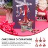 Abaodam Five-pointed Star Candy Tin Boxes 6pcs Xmas Storage Containers Christmas Candy Treat Boxes Party Favor Packaging view 3