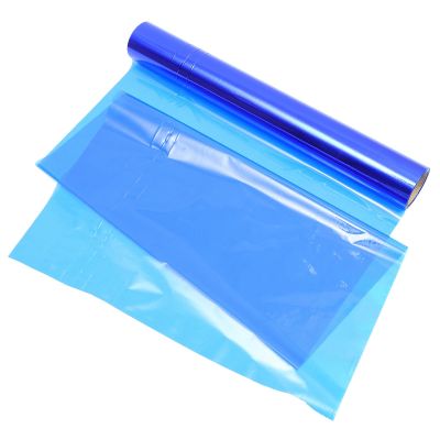 DIYEAH Colored Cellophane Wrap Roll 40cm Wide Flower Cellophane Packing Film Blue Wrapping Paper for Floral Bouquet Packaging and Craft Supplies