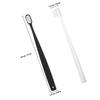 HONMEET Soft Manual Toothbrushes for Pregnant Women and 6pcs Super Soft Bristles Travel Toothbrush Set Black and White for Sensitive Gums and Daily Oral Care view 2
