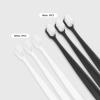 HONMEET Soft Manual Toothbrushes for Pregnant Women and 6pcs Super Soft Bristles Travel Toothbrush Set Black and White for Sensitive Gums and Daily Oral Care view 3